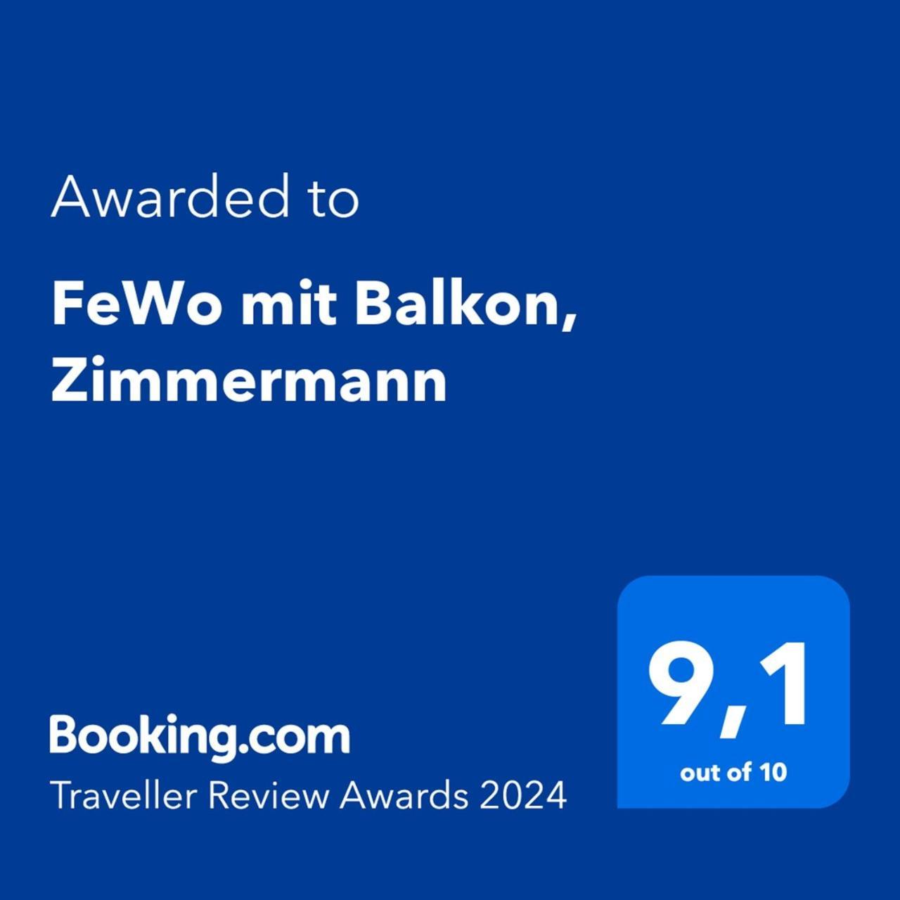 Fewo Mit Balkon, Zimmermann Apartment Strasen Екстериор снимка